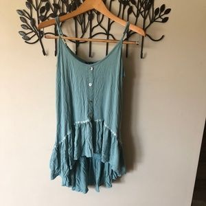 Ruffled babydoll top